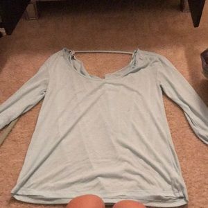 Scoop Back 3/4 sleeve top